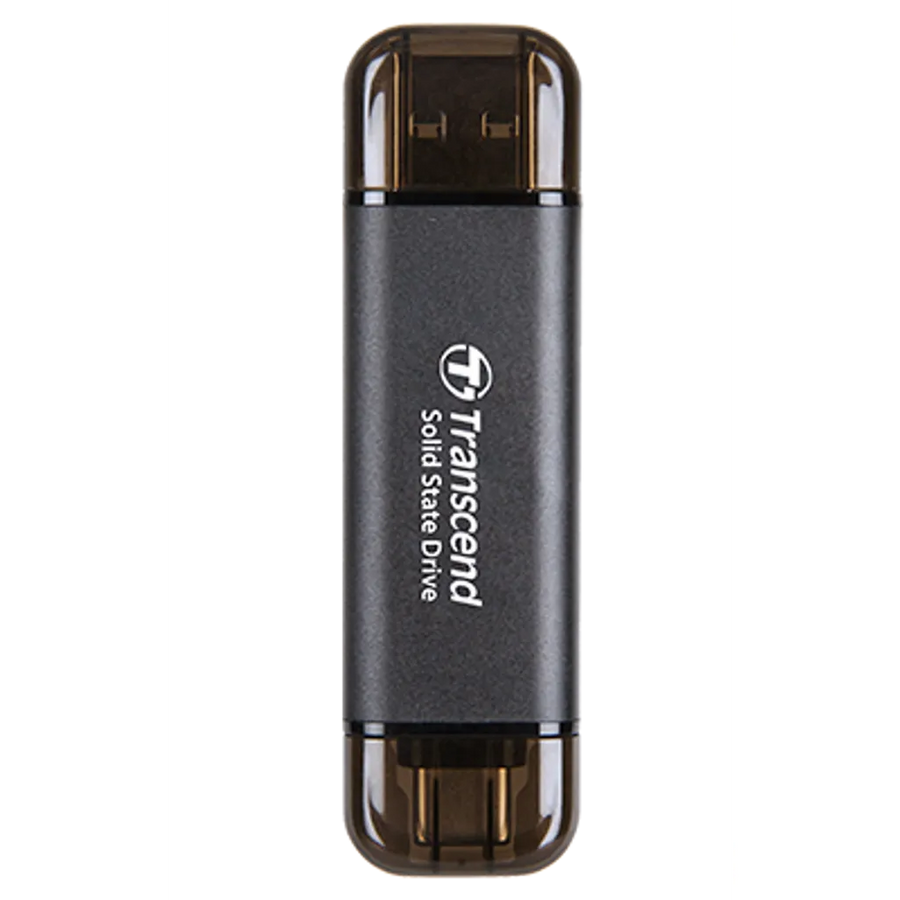 Transcend ESD310C 256GB USB 3.2 Gen 2x2 Portable SSD 1050/950MB/s (Black)