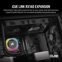 Corsair iCUE LINK RX140 140mm PWM Case Fan Black Single Pack