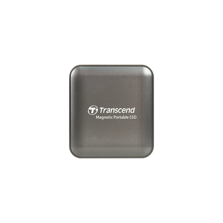 Transcend ESD420C 2TB MagSafe Portable SSD USB-C 3.2 Gen 2x2 20Gbps 2000 MB/s AES-256 (Grey)
