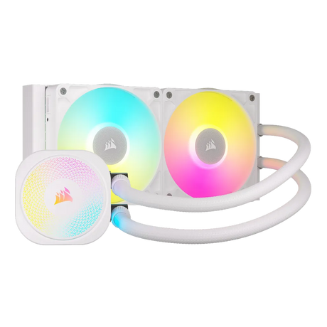 Corsair iCUE LINK TITAN 240 RX RGB AIO 240mm Liquid CPU Cooler White