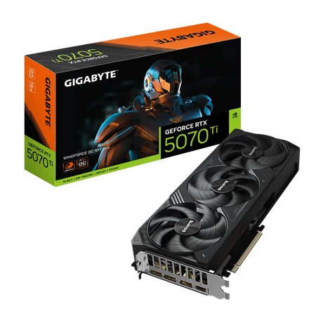 Gigabyte GeForce RTX 5070 Ti WINDFORCE OC SFF 16GB GDDR7 PCIe 5.0 2497MHz Graphics Card
