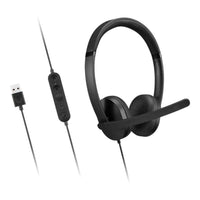 Lenovo USB-A Wired Stereo Headset Gen 2 with Inline Controls