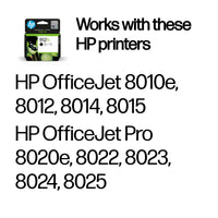 HP 912XL High Yield Black Original Ink Cartridge, 720 pages