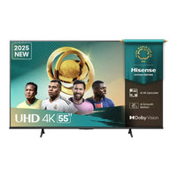 Hisense A6Q 55-Inch 4K UHD VIDAA Smart TV Dolby Audio Game Mode Plus DVB-T2 WiFi