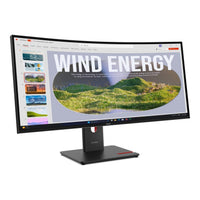 Lenovo ThinkVision T34WD-40 34-inch WQHD 21:9 120Hz Curved USB-C Docking Monitor VA Panel