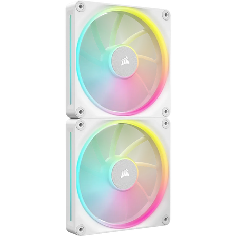 Corsair iCUE LINK LX140 RGB 140mm PWM Case Fan White Dual Pack