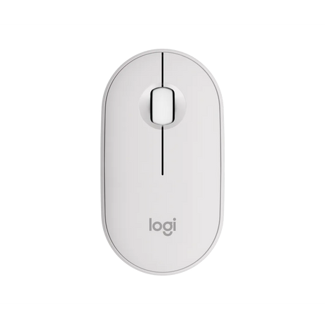 Logitech Pebble Mouse 2 M350s Silent Wireless Optical Mouse 4000 DPI Bluetooth RF White