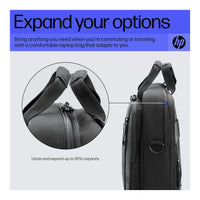 HP Renew Executive 16-inch Laptop Bag Black Water-Resistant Recycled Material