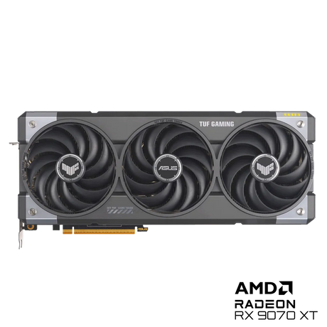 ASUS TUF Gaming Radeon RX 9070 XT OC Edition 16GB GDDR6 256-bit PCIe 5.0 Triple-Fan Graphics Card