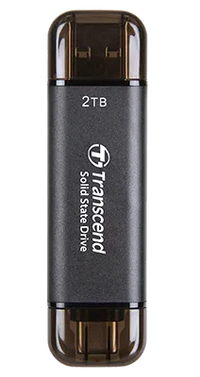 Transcend ESD310C 2TB Portable SSD USB-C 3.2 Gen 2 1050MB/s Black