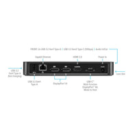 Targus - USB-C Multi-Function DisplayPort Alt Triple Video with 85W Power