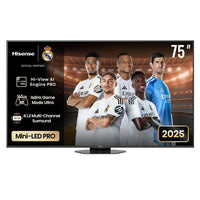 Hisense 75-Inch 4K UHD ULED Mini LED Pro Smart TV 165Hz HDR Dolby Vision DVB-T2
