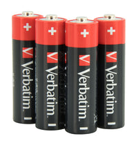 Verbatim AA Alkaline Batteries 4Pk
