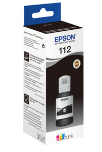 Epson EcoTank 112 Pigment Black Ink Bottle 7500 Pages for L5160 L5150