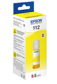 Epson 112 Pigment Yellow EcoTank Ink Bottle 70ml 6000 Pages