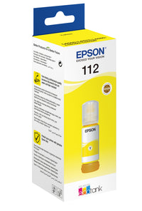 Epson 112 Ecotank Yellow Ink Bottle 70ml, 6000 Pages