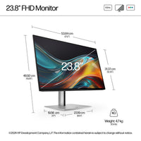 HP Series 7 Pro 23.8 inch FHD Monitor