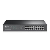 TP-Link 16-Port 8-Port PoE+ Gigabit Easy Smart Switch | TL-SG1016PE