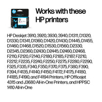 HP 22 Tri-color Original Ink Cartridge ~165 pgs