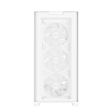 ASUS A21 Plus ARGB Micro-ATX Mini-ITX PC Case White Tempered Glass 3x 120mm Front Fan