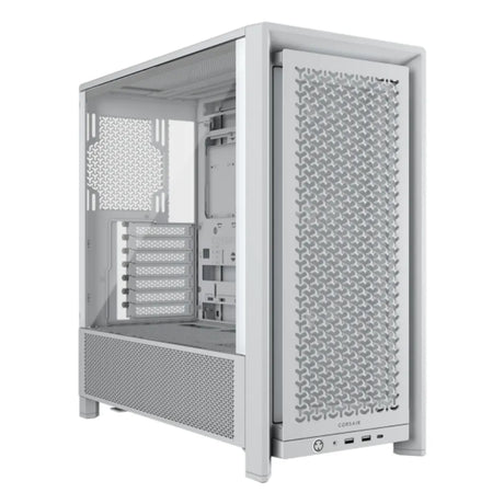 Corsair 4000D RS Mid-Tower ATX PC Case White 3x RS Fans Included 360mm Radiator Support