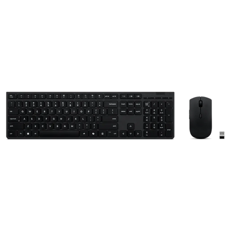 Lenovo Professional Wireless Rechargeable Keyboard and Mouse Combo Bluetooth 2.4G 4000 DPI Copilot Key
