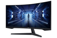 Samsung Odyssey G55T 34" UWQHD 165Hz 1ms Curved VA Gaming Monitor (Black)