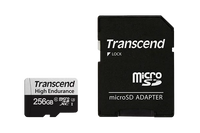 Transcend 350V 256GB MicroSDXC Class 10 UHS-I U3 95MB/s Read with SD Adapter