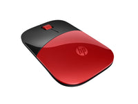 HP Z3700 Wireless Mouse Red 1200 DPI 2.4GHz USB Receiver Up to 16-Month Battery