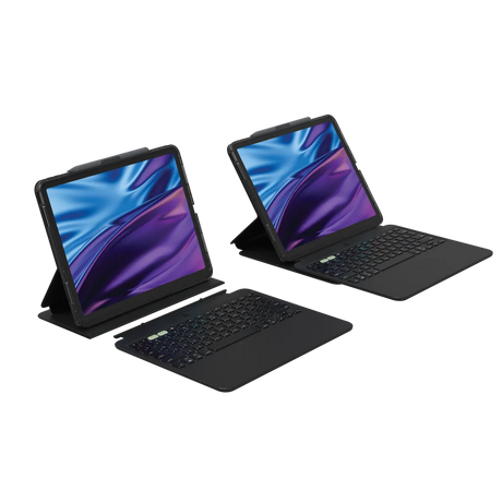 ZAGG Pro Keys 2 Keyboard Case for iPad Air 13 M2 Bluetooth Backlit Black