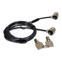 Port Security Cable Twin Head Keyed