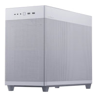 ASUS Prime AP201 Micro-ATX PC Case White Tempered Glass 360mm Radiator Support Tool-Free Panels