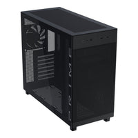 ASUS Prime AP303 ATX Mid Tower PC Case Black Tempered Glass 360mm Radiator 420mm GPU Support USB-C 20Gbps