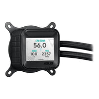 ASUS Prime LC 360 ARGB LCD 360mm AIO Liquid CPU Cooler 2.3-inch LCD Display Black