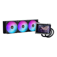ASUS ROG RYUO IV 360mm ARGB AIO Liquid CPU Cooler 6.67-inch AMOLED Display Asetek Gen8 V2 Pump 3x120mm Fans AM5 LGA1851