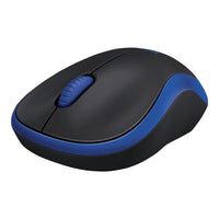 Logitech M185 Wireless Mouse - Blue
