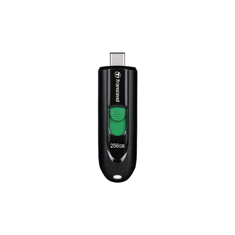 Transcend JetFlash 790C 256GB USB-C 3.2 Gen 1 Flash Drive (Black)