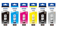 Epson 115 EcoTank Yellow Ink Bottle 70ml for L8180 L8160