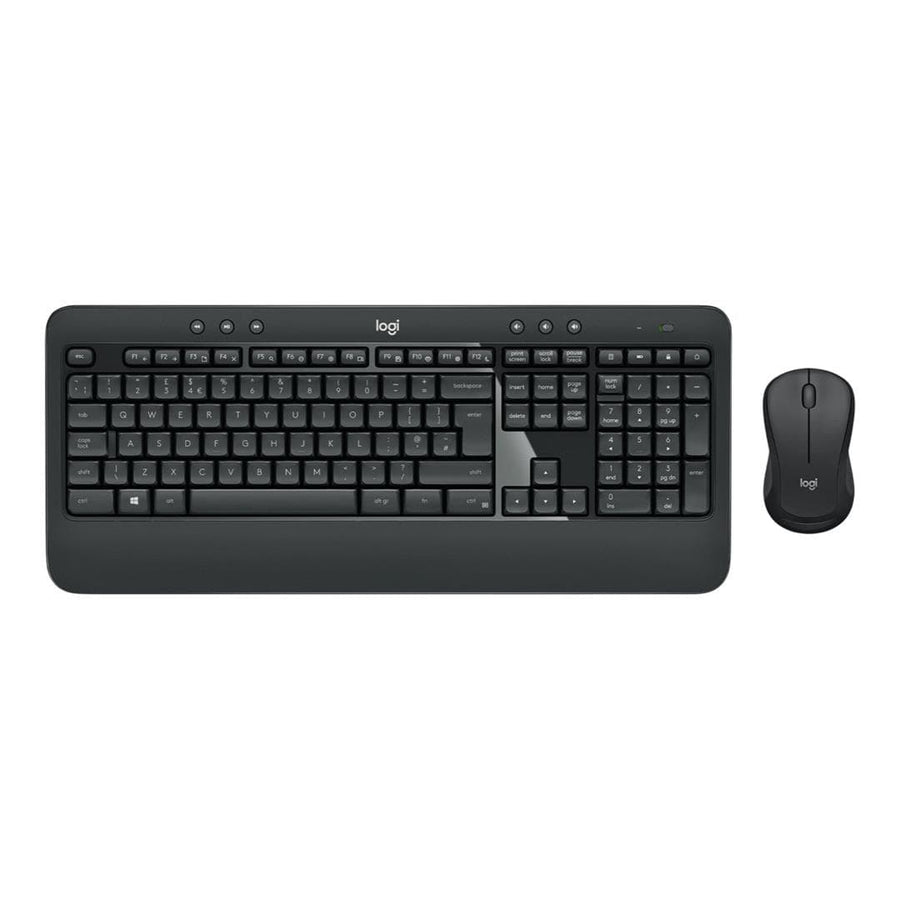 Logitech MK540 - Wireless Keyboard and Mouse Combo - Black - USB