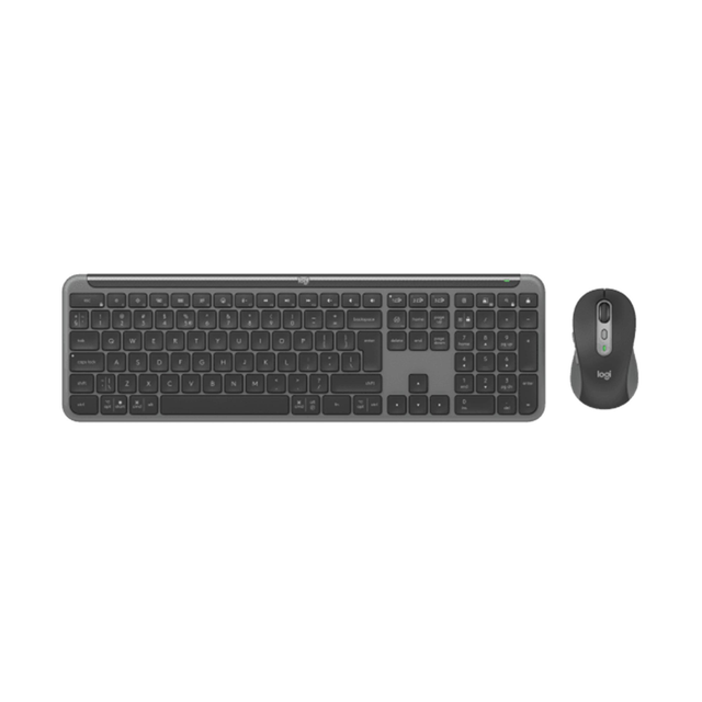 Logitech MK950 - Wireless Keyboard and Mouse  - Graphite - Bluetooth