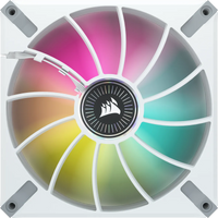 Corsair iCUE ML140 RGB ELITE 140mm Magnetic Levitation Fan White 2-Pack