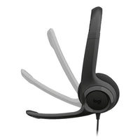 Logitech H390 USB Wired Headset Binaural 20-20000Hz 1.9m Cable (Black)