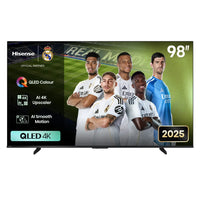 Hisense 98-Inch QLED 4K 144Hz VIDAA Smart TV Dolby Vision Atmos AI Upscaler