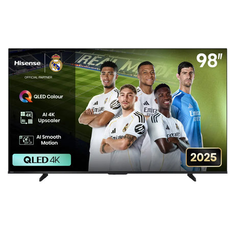 Hisense 98-Inch QLED 4K 144Hz VIDAA Smart TV Dolby Vision Atmos AI Upscaler