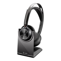 HP Accesories Poly Voyager Focus 2 Microsoft Teams Certified USB C C Headset +USB C/A Adapter +Charging Stand