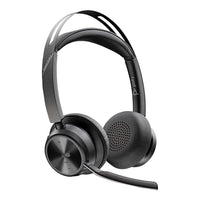 HP Accesories Poly Voyager Focus 2 Microsoft Teams Certified USB C C Headset +USB C/A Adapter +Charging Stand