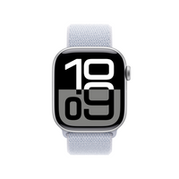Apple Watch Series 10 | GPS 46mm | Silver Aluminium Case With Blue Cloud Sport Loop