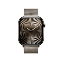 Apple Watch Series 10 | GPS + Cellular  42mm | Natural Titanium Case With Natural Milanese Loop|