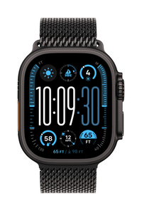 Apple Watch Ultra 2 | GPS +Cellular 49mm | Black Titanium Case With Black Titanium Milanese Loop | S