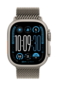 Apple Watch Ultra 2 | GPS +Cellular 49mm | Natural Titanium Case With Titanium Milanese Loop | L